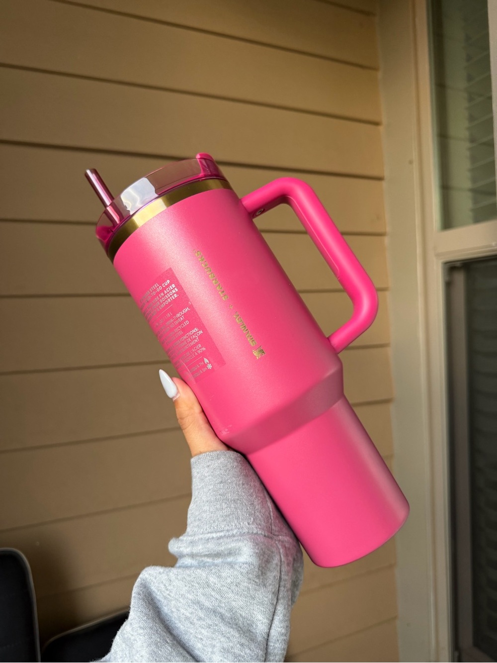 Stanley x Starbucks Berry Pink Glitter 40oz Quencher